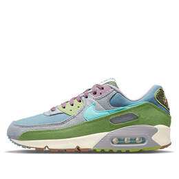 Кроссовки air max 90 se Nike, серый dm0036-400 | gray/blue/green
