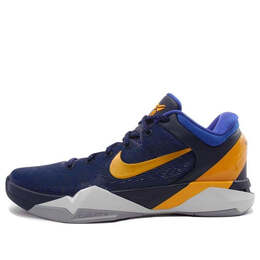 Кроссовки zoom kobe 7 system Nike, синий 488371-404 | blue/yellow