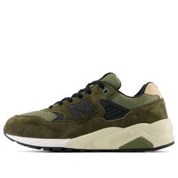 Кроссовки 580 кроссовки для повседневной носки New Balance, зеленый mt580adc | olive green/white