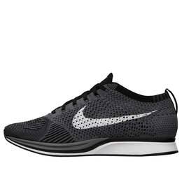 Кроссовки flyknit racer Nike, серый 526628-010 | dark grey/white-black