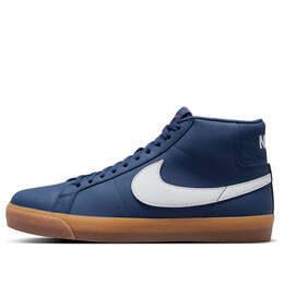 Кроссовки sb zoom blazer mid Nike, синий fj1680-400 | navy/white/navy
