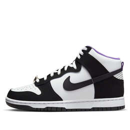 Кроссовки dunk high premium emb Nike, черный dr9512-001 | black/white