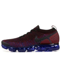Кроссовки air vapormax flyknit 2 Nike, черный 942842-006 | black/white/team red/racer blue/game royal