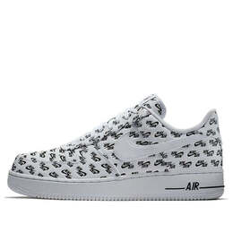 Кроссовки air force 1 low 07 qs Nike, белый ah8462-100 | white/black