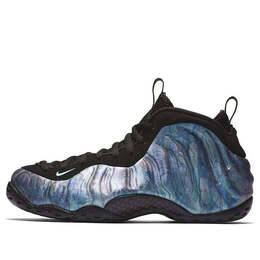 Кроссовки air foamposite one premium Nike, черный 575420-009 | black/aurora green