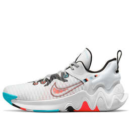 Кроссовки яннис бессмертие ep Nike, белый dh4528-100 | white/clear/black/turquoise blue/brt crimson