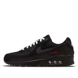 Кроссовки air max 90 Nike, черный dc9388-002 | black/white/red