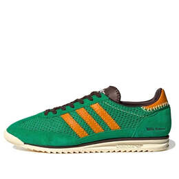 Кроссовки x wales bonner samba Adidas, зеленый ig0571 | green/orange/cream