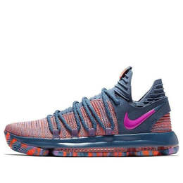 Кроссовки кд 10 Nike, серый 897817-400 | grey/pink