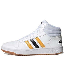 Кроссовки hoops 2.0 средние Adidas, белый fw9347 | white