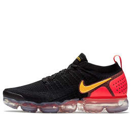 Кроссовки air vapormax flyknit 2 Nike, черный 942842-005 | black/laser orange