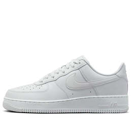 Кроссовки мужские Nike Air force 1 кожаные однотонные, белый dm0211-002 | white