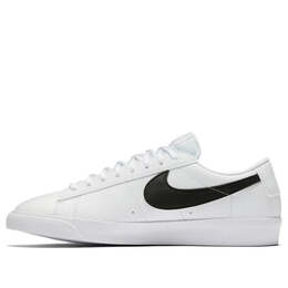 Кроссовки блейзер низкие кожаные Nike, белый ao2788-101 | white/black