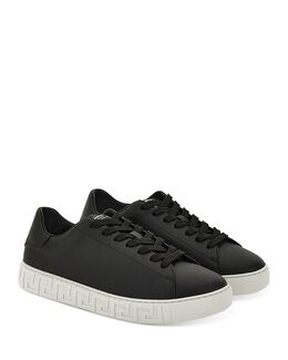 Мужские кроссовки Versace на шнуровке, черный 4902216 | black