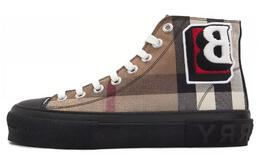 Кеды мужские высокие в клетку Burberry 8062601