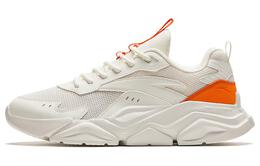 Кроссовки Anta Life Collection Lifestyle Shoes Men Low-top Ivory White/fluorescent Sunset Orange, оранжевый 912428809-4 | ivory white/fluorescent sunset orange