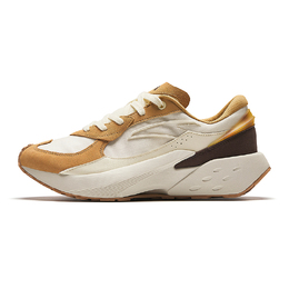 Кроссовки Anta Lifestyle Shoes Men Low-top Light Beige White/light Brown, коричневый 912428802-4 | light beige white/light brown