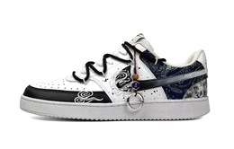 Кеды мужские, Обувь для скейтбординга Court Vision 1, мужская, низкая, серый Nike dh2987-101(team11-锦似年华男款黑灰） | black gray