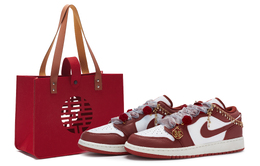 Jordan Баскетбольные кроссовки Air 1 811 Manufacturing Perfect Match Special Shoe Box с низким верхом, винтажные, женские, красные, белые fj3465-160(team80-女款佳偶天成s-box) | red white