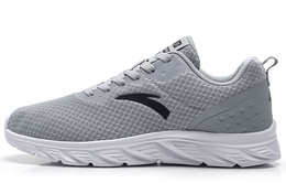 Кроссовки Anta Running Collection с низким верхом, противоскользящие, износостойкие, серые, мужские, Mist Gray/Black/Anta White 912325521-5 | mist gray/black/anta white