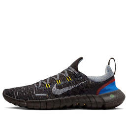 Кроссовки free run 5.0 next nature Nike, коричневый dv1459-200 | velvet brown/medium blue/tour yellow/white