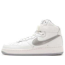 Кроссовки air force 1 высокие ретро qs Nike, белый 743546-101 | white/wolf gray