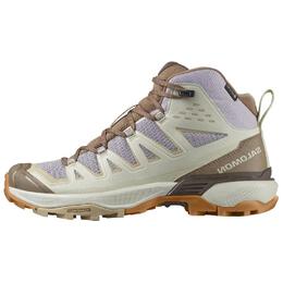 Salomon Женские кроссовки X ULTRA 360 Outdoor Shoes с высоким берцем, коричневые, фиолетовые l47462800 | beige brown purple