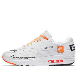 Кроссовки air max 1 Nike, черный ao1021-100 | black/white/orange