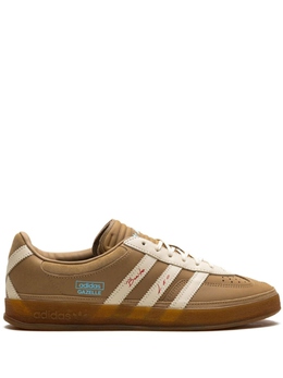 Кроссовки Adidas x Bad Bunny x Lionel Messi Gazelle Indoor "Картонные", коричневый jr0182 | коричневый
