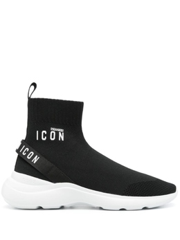 Dsquared2 высокие кроссовки Icon Fly, черный snw027659207990 | черный