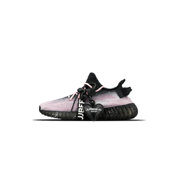 Кроссовки Adidas Yeezy Boost 350 V2 Lifestyle Shoes Unisex Low-top Black/Pink/White, черный hq4540（team81-男女款银河鹊桥2.0） | black pink white