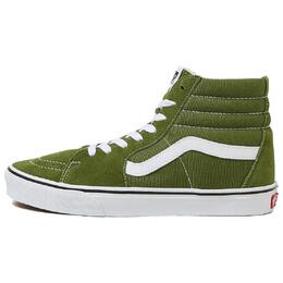 Кроссовки Vans SK8 HI Skateboarding Shoes Unisex High-top Green/White, зеленый vn000cmxcib | green/white