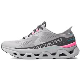 Женские повседневные кроссовки для беска Skechers серо-розовые 150510-gypk | gray/pink