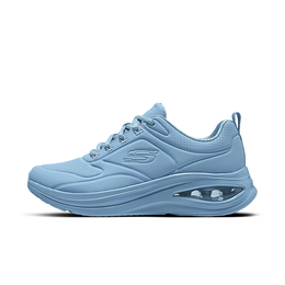 Кроссовки женские низкие синие Skechers 150136-slt | dark gray-blue