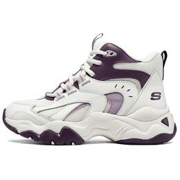 Кроссовки женские DLITES средней высоты, натуральный цвет/фиолетовый Skechers 168014-ntpr | natural color/purple