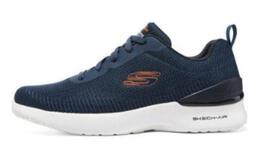 Кроссовки мужские с низким верхом темно-синие/оранжевые Skechers 232691-nvor | navy/orange