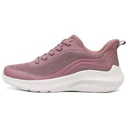 Женские повседневные кроссовки Bob's Low Top от Skechers в розово-красном цвете 117483-ros | rose red