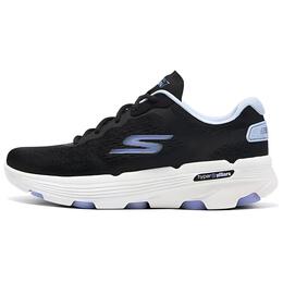 Женские кроссовки GO Series износостойкие низкие для бега черно-фиолетовые Skechers 129337-bklv | black purple