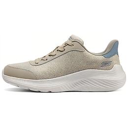 Кроссовки BOBS SQUAD WAVES мужские с низким верхом цвета хаки и зеленого цвета Skechers 118223-nat | khaki green