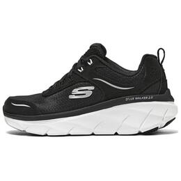 Skechers Скечерс Go Walk Massage Fit Прочные Дышащие Низкие Беговые Кроссовки Женские Черно-Белые 150005-bkw | black/white