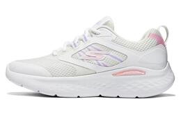 Кроссовки женские с низким верхом белого цвета Skechers 129442-wpk | white