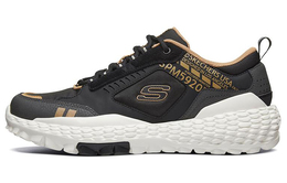 Кроссовки мужские Monster Running Shoes Low-top Black/Gold Skechers 51715-blk