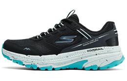 Женские дышащие устойчивые к истиранию кроссовки для беска Skechers черно-бело-зеленые 129525-bkaq | black white green
