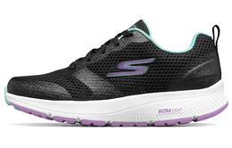 Кроссовки Go Run Consistent для бега женские с низким верхом, черные/зеленые Skechers 896014-bkaq