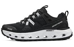 Кроссовки женские с низким верхом, черные Skechers 180054-bkw | black