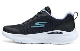 Женские повседневные беговые кроссовки Skechers Go Run Lite Low Top черно-белые 129441-bklv | black white