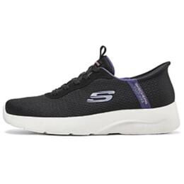 Спортивные кроссовки женские с низким верхом черного цвета Skechers 150480-bkpr | black