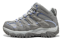 Кроссовки женские для походов, серые/синие, средней высоты Skechers 180182-gylb | gray