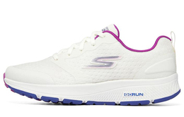 Кроссовки Go Run Consistent для бега женские с низким верхом, белые/фиолетовые Skechers 128277-wpr