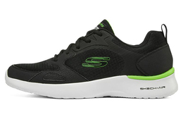 Кроссовки мужские Skech-Air Dynamight с низким верхом, черные/зеленые Skechers 232292-bklm